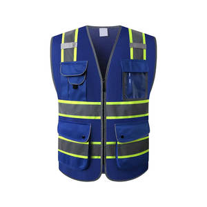 Estilo único OEM al por mayor precio de fábrica chalecos de seguridad trabajo de alta visibilidad logotipo personalizado y tamaño de impresión chalecos de seguridad - Product Image 1