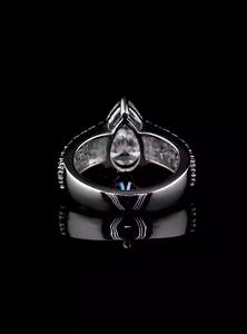 แหวนเพชรธรรมชาติสีขาว2กะรัตแหวนทองคำสีขาว925ผ่านพร้อมใบรับรองเครื่องประดับแหวนเงินสเตอร์ลิงสำหรับผู้หญิง - Product Image 6