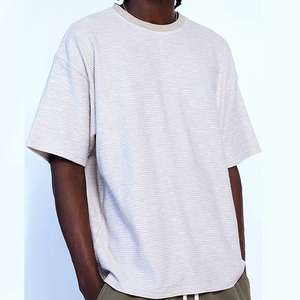 Camisetas de Manga Corta Transpirables para Hombre, Venta al por Mayor, 100% Algodón, Tejido de Punto, Ropa Casual Personalizada, Antiarrugas - Product Image 4