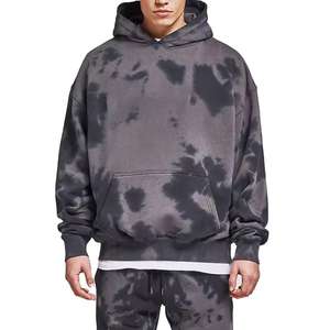 Survêtements d'hiver OEM imprimés sur mesure pour hommes 100% coton surdimensionnés Tie Dye vente de gros survêtements - Product Image 2