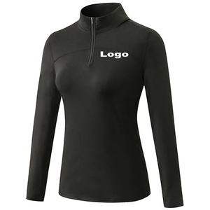 Riding Sport Clothes Shirt Show Equestrian Clothing Women Horse Riding Shirt Golf Quarter Zip Pullover - Product Image 4