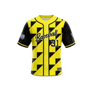 Chemises de baseball à sublimation personnalisée, maillot de l'équipe, uniforme vierge pour hommes - Product Image 3