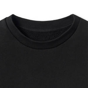 Deep <b>Grey</b> Mens Large Crew Neck Fleece Long Sleeve 100% Cotton Long Sleeve <b>Sweatshirt</b> - Product Image 6