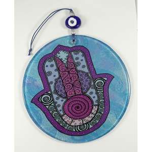 16X16 cm Ornement mural en verre Décoration murale élégante - Product Image 5