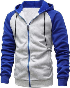 Sudadera con capucha y cremallera de algodón de alta GSM, bordado personalizado, ropa de calle de peso pesado, ajuste extragrande, calidad Premium, proveedor OEM - Product Image 4