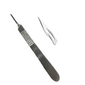 Ergonomique N° 3 Manches de Lame de Scalpel en Acier Inoxydable de Haute Qualité, Conception Durable pour Chirurgiens Professionnels, Approuvé ISO 13485 CE - Product Image 3