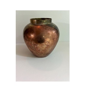 Ensemble de vases en fer patiné coniques en gros, grand récipient décoratif en métal pour fleurs, décoration intérieure, fait à la main, écologique, mariage - Product Image 5