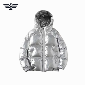 EMPIRE TREND WEARS Customizable Men's Women's Classic Puffer <b>Jacket</b> Breathable Stand Collar Zipper Closure <b>Smart</b> Casual Winter - Product Image 5