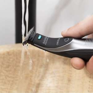 Afeitadora Rotatoria de 40 Minutos de Duración, Cuchillas Dobles Recubiertas de Acero Inoxidable, Cabezal 3D, Resistente al Agua IPX7, Batería de Litio Reemplazable para Uso en Autocaravanas - Product Image 1