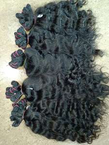 Extensiones de cabello humano con ondas de cuerpo Remy indio Natural puro, máquina sin procesar, trama doble, todos los colores para tejer el cabello - Product Image 2