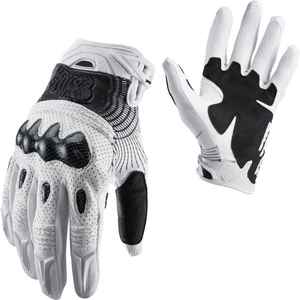 Protection en cuir Hiver Léger Respirant Cinq Doigts Unisexe Écran Tactile Moto Moto Gants De Course pour - Product Image 1