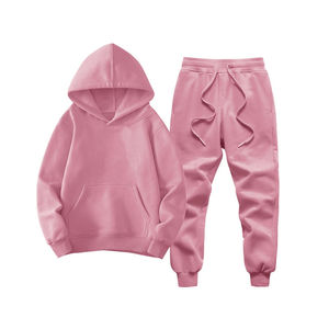 Costume deux pièces moderne et personnalisé de haute qualité pour les enfants Ensemble de jogging à capuche coupe-vent pour les sports scolaires et la mode décontractée - Product Image 2