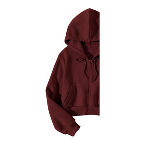 Vestido de Sudadera de Forro Polar Personalizado para Mujer, 100% Algodón, Transpirable, Resistente al Viento, Ecológico, con Diseño Bordado en Relieve en la Parte Delantera - Product Image 6