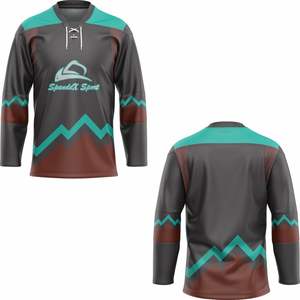 Venta al por mayor Personalizar Nombre Ropa del equipo de hockey sobre hielo Diseño personalizado Sublimación Hockey - Product Image 6