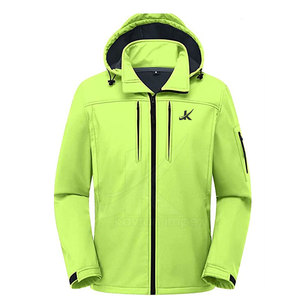 Chaqueta Softshell cómoda de moda para hombres Chaqueta Softshell de nylon de poliéster para hombres para adultos - Product Image 4
