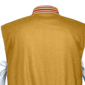 Chaqueta con letras con estilo para hombre de alta calidad, diseño único, chaqueta con letras de manga de cuero de gran calidad para hombre - Product Image 5