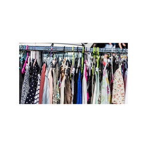 Hàng may mặc tồn kho bán buôn, quần áo mới và đã qua sử dụng cho nữ, số lượng lớn, trực tiếp từ kiện hàng. - Product Image 3