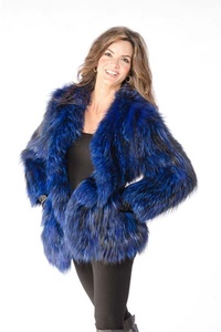 Chaqueta de Invierno MONO RIDER para Mujer, con Forro de Piel de Cordero y Pelo de Zorro, Estilo Hip Hop, con Patrón y Revestimiento de Seda, Venta al Por Mayor - Product Image 3