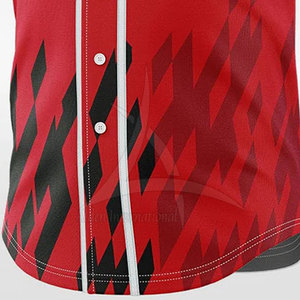 เสื้อเบสบอลคอกลม ระบายอากาศ แห้งเร็ว ขายตรงจากโรงงาน ออกแบบได้ตามต้องการ คุณภาพสูง ผลิตจากโพลีเอสเตอร์ 100% ผลิตในปากีสถาน - Product Image 3