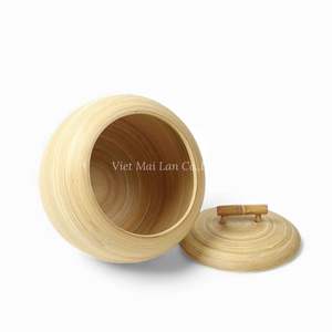 Jarrón de Laca Hecho a Mano, Estilo Bohemio, Diseño Multifuncional, Contenedor Decorativo de Almacenamiento para el Hogar, Cocina, Mesa, Baño, Uso Diario - Product Image 3