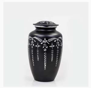 โกศบรรจุอัฐิอะลูมิเนียมคุณภาพสูง ดีไซน์โมเดิร์นแบบเอเชียเซน ความจุ 1-2 ลิตร สินค้ามาใหม่ ผลิตโดยช่างฝีมือชาวอินเดีย - Product Image 1