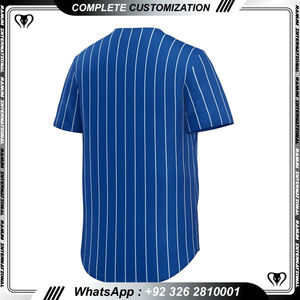 Camiseta de béisbol personalizada asequible, transpirable y de alta calidad - Product Image 3