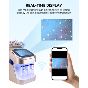 เครื่องวิเคราะห์ผิวหน้าอเนกประสงค์ 10 in 1 ไฮดรา อ็อกซิเจน เฟเชียล แมชชีน ไฮดราเดอร์มาเบรชั่น อควา เฟเชียล แคร์ อุปกรณ์ดูแลผิวหน้าเชิงพาณิชย์ - Product Image 5