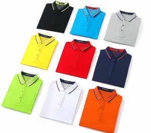 Polos d'été décontractés ODM OEM personnalisés de revers de perles fines de soie de coton peigné pour femmes - Product Image 4