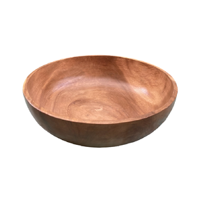 Cuencos de madera para servir, frutas cuenco para servir de madera, sopa de ensalada con acabado Natural, Frutero de madera hecho a mano para servir fruta - Product Image 1