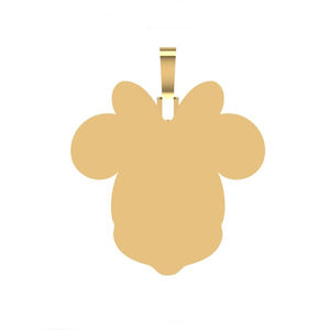 Radiant Lab Grown Diamond Pendentif Et Charm 14K Or E Couleur Ronde Brillant Coupe VVS2 Élégant Moderne Premium Hip Hop Bijoux - Product Image 3