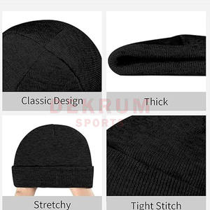 Bonnets d'hiver unisexes en coton de haute qualité Imprimés de grande taille Logo personnalisé Vente en gros - Product Image 4