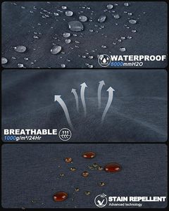 Chaqueta de invierno táctica con forro polar transpirable para hombre, 7 bolsillos, abrigo de carcasa blanda para agua, motocicleta, ropa de carreras - Product Image 5