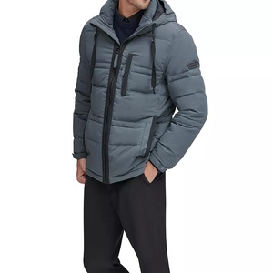 OEM High Quality Plus Size Puffer <b>Jacket</b> <b>Winter</b> Streetwear Hooded Collar Custom Logo Stand Woolen Lightweight <b>Waterproof</b> - Product Image 3