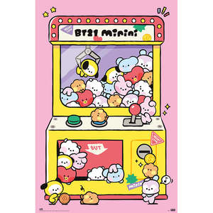 โปสเตอร์ตกแต่งผนังลาย BT21 ดีไซน์ทันสมัยสำหรับตู้เกมอาร์เคด ทำจากกระดาษ - Product Image 1