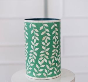 Luxury Handmade <b>Iron</b> Tabletop Vase Bone Inlay Design for Coastal Home Decor for Wedding Occasions - Product Image 3