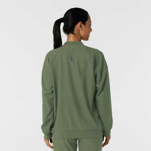 Veste de gommage médicale écologique personnalisée uniforme hospitalier avec vestes de gommage d'allaitement en spandex extensible - Product Image 2