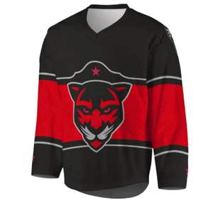 Maillots de crosse personnalisés pour hommes Maillots de crosse d'équipe en polyester sublimé pour jeunes Hublot Design Maille imprimée réversible - Product Image 2