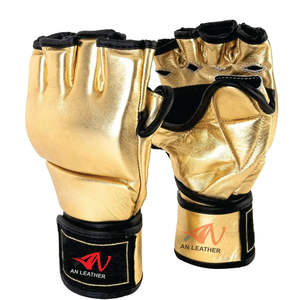 Guantes MMA personalizables de alta calidad Artes marciales mixtas Medio dedo Guantes MMA Artes marciales MMA Guantes de entrenamiento de lucha MMA - Product Image 4