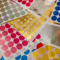 Autocollant holographique multicolore transparent en aluminium, marque Digiteltech, étiquettes d'emballage holographiques P20, protection de la marque