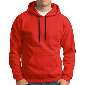 เสื้อฮู้ดแบบสวมหัวคอตตอนโพลีเอสเตอร์ชาย,เสื้อมีหมวกแบบเรียบใส่ได้ทั้งผู้ชายและผู้หญิง - Product Image 1