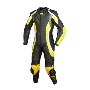 Traje personalizado de cuero para motocicleta, traje de carreras para motociclista, de la mejor calidad, última marca - Product Image 6