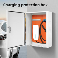 Boîtier de protection de chargeur EV mural en acier inoxydable boîtier d'instrument électronique extérieur étanche à la poussière pour