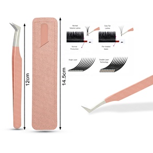 Pince à épiler professionnelle en acier inoxydable pour extensions de cils, séparation naturelle pour une prise parfaite des cils - Product Image 2