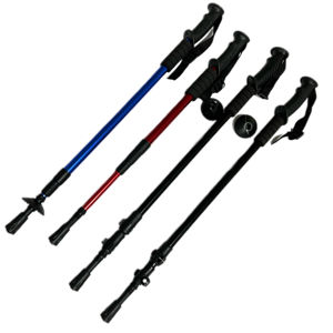 Oem מותאם אישית טרקים מוטות הליכה טקטיים מקלות הליכה פונקציה רב מתכווננת גובה צינור אלומיניום טלסקופי - Product Image 1