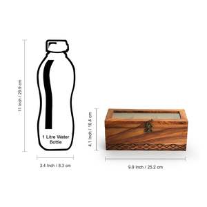 Caja de Joyería de Madera Hecha a Mano de Lujo con Diseño de Arte Contemporáneo, Personalizable para Soluciones de Almacenamiento Elegantes - Product Image 6