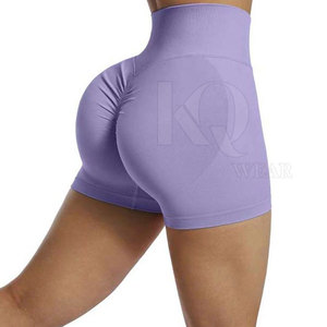 Shorts Deportivos Ligeros, Transpirables y de Secado Rápido, Cintura Alta, Tela Elástica para Gimnasio, Entrenamiento, Running, Fitness, Yoga - Product Image 2