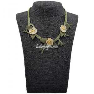 İğne Oyası Zümre Kolye Krem Collar de moda con diseño único - Product Image 1