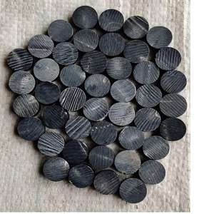 Boutons en corne de buffle écologiques en gros, noir, tailles 16 mm/19 mm/21 mm/23 mm/26 mm/29 mm/31 mm, faits à la main pour accessoires vestimentaires - Product Image 6