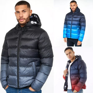 Chaquetas de Burbuja Gruesas Personalizadas al por Mayor para Hombre, Chaqueta Acolchada de Algodón, Estilo Béisbol, con Cuello Alto, Impermeable - Product Image 3