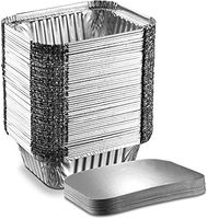 Conteneur jetable en aluminium ovale en feuille d'aluminium de qualité alimentaire, utilisation pour l'emballage des aliments chauds et froids, aluminium jetable